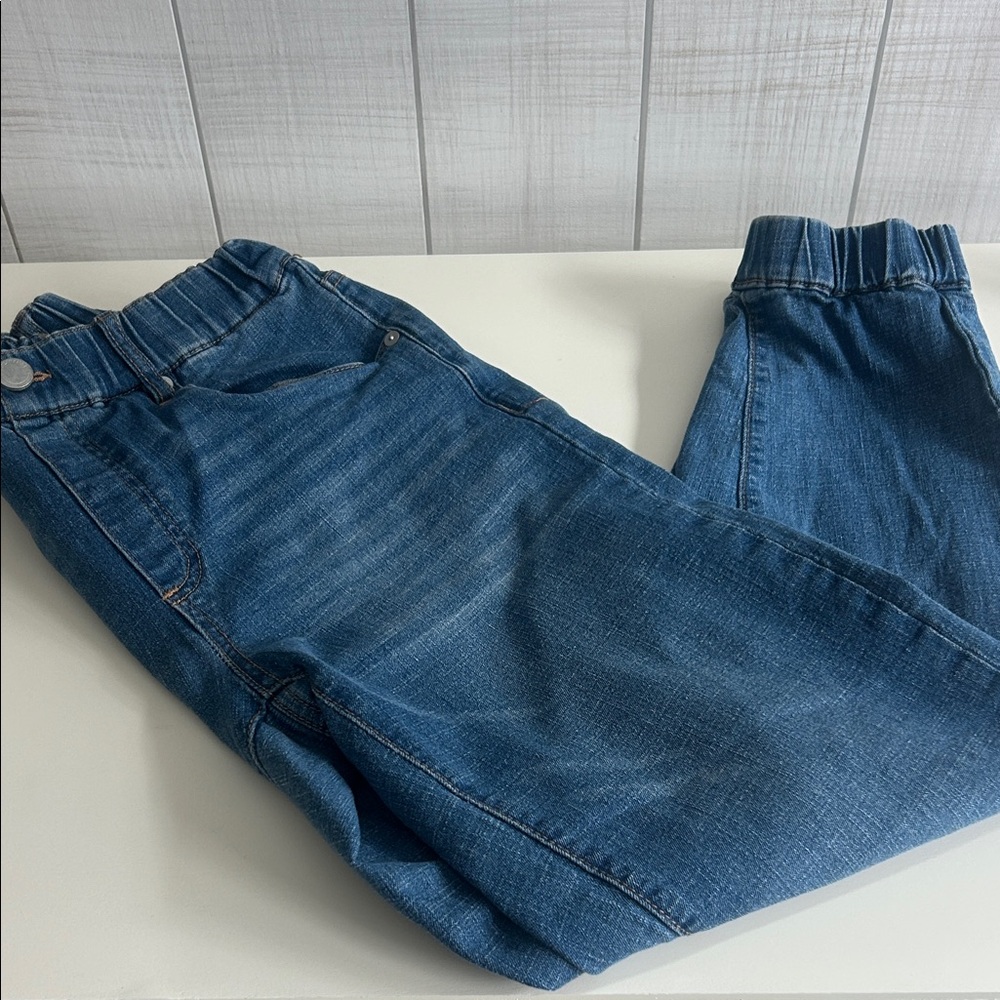 Blank NYC Pull On Relaxed Fit Blue Jeans